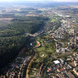 Gera - Blick auf den Hofwiesenpark