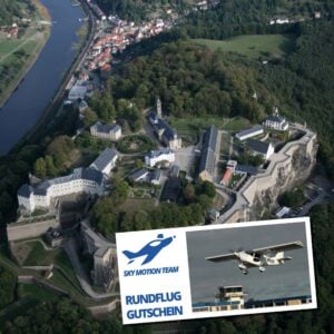 Gutschein Rundflug Erzgebirge, Sächsische Schweiz und Dresden