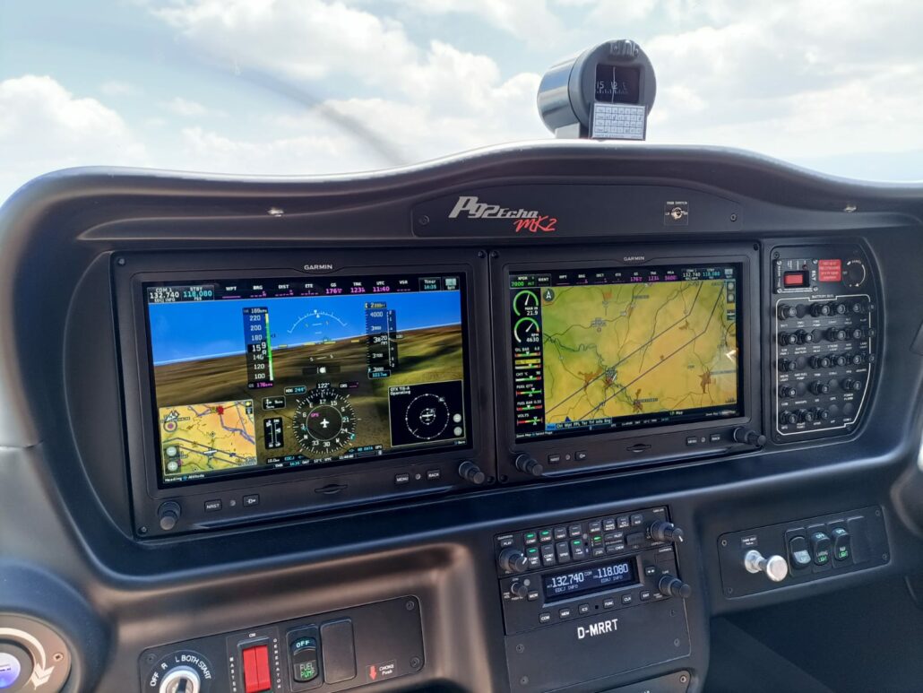Flugzeug-Cockpit