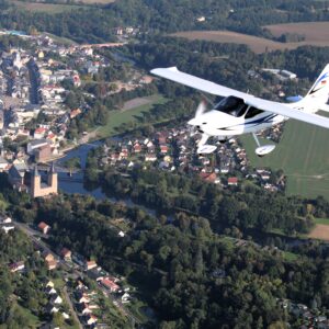 Rundflug Muldental, Blick auf Rochlitz